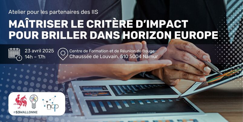 Atelier pour les partenaires des IIS : maîtriser le critère d’impact pour briller dans Horizon Europe